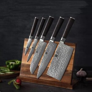 Acacia Wood Magnetic Kitchen Knife Holder